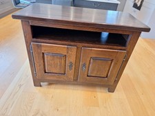 Old Oak Land Country Collection, Dark Oak Entertainments Unit With TV Platform