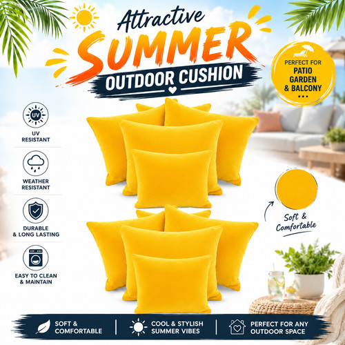 Cushion covers with filled - cushion,