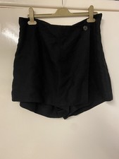 Ladies black skorts Size 18