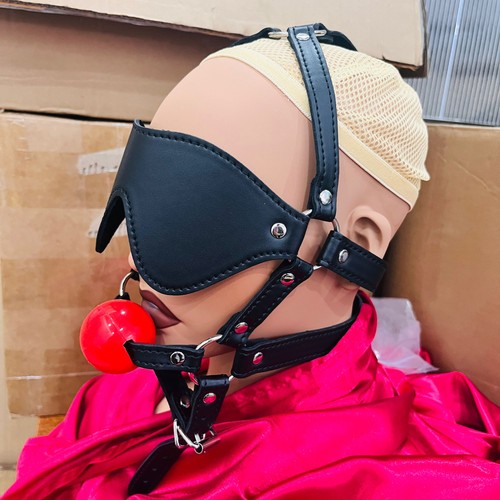 Bondage head harness bdsm - bondage,
