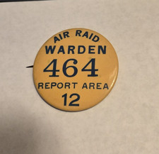 Vtg  Air  Raid Warden 464