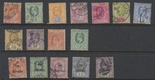 Ceylon stamps 1903 1904 - ceylon,