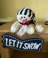Let It Snow plush Polar Bear