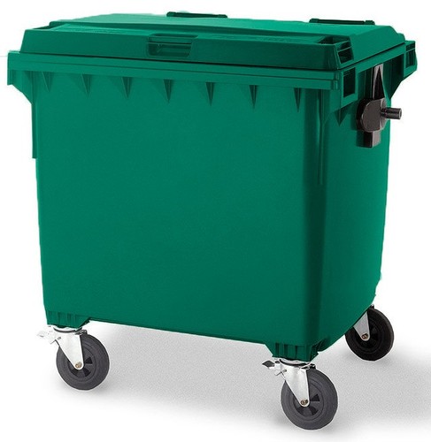Moss green 1100 wheelie bin - 1100,