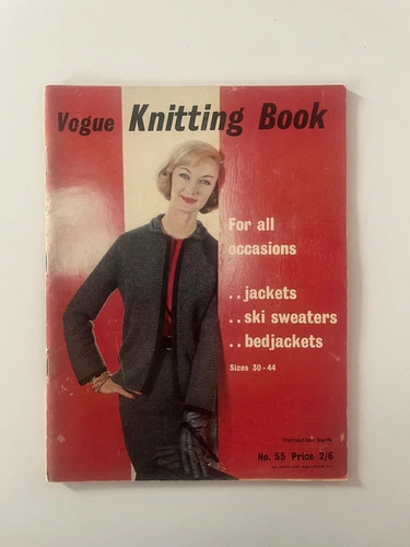 Vogue knitting book - book, no.