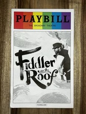 Fiddler On The Roof Playbill -
