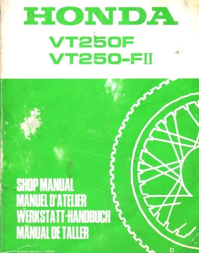 Honda vt250f vt250 - honda,
