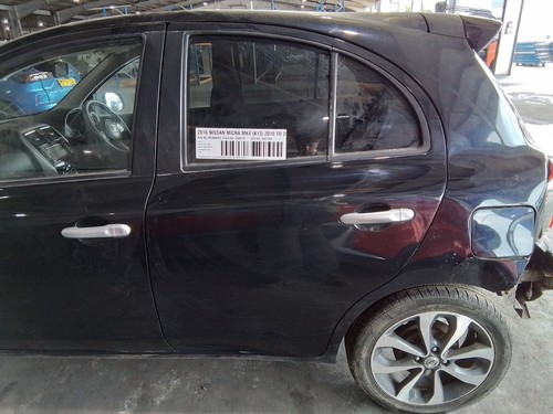 Rear passenger door left - passenger,