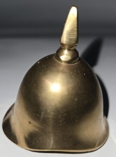 Vintage Brass Helmet Beer Bottle Opener Paperweight for Home Bar