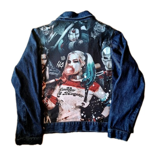 Reworked denim jacket with