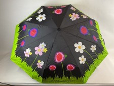 Marc Jacobs Floral Print Compact Umbrella with Case Fashion Accessory