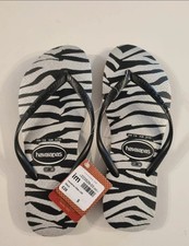 Zebra sparkle havaianas size