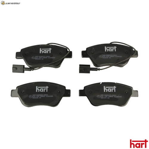 Brake pad set disc - , 226