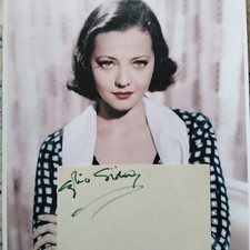 Sylvia Sidney Signed Card