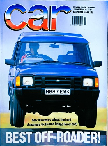 Car magazine nov 1990 - magazine, nov-1990