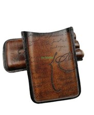 Leather Holder 3 Tube Travel