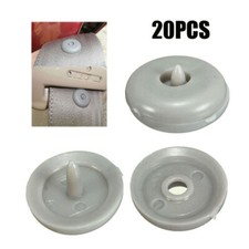 20X Car Seat Belt Buckle Anti-Slip Stop Button Clips Rivet Retainers Accessories