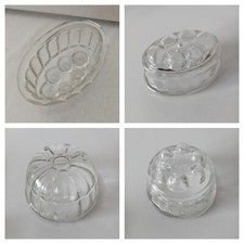 Vintage Glass Blancmange Jelly