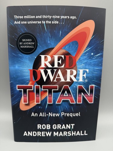 Signed red dwarf titan by - signed,