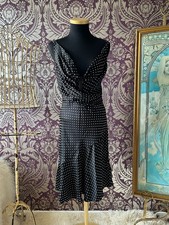 Vintage Moschino Cheap and Chic Polka Dot Dress Size UK 8