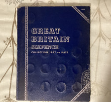 Great Britain Whitman Folder 9690 Sixpence Collection 1937 to 1967 Complete