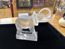 Lalique elephant paperweight