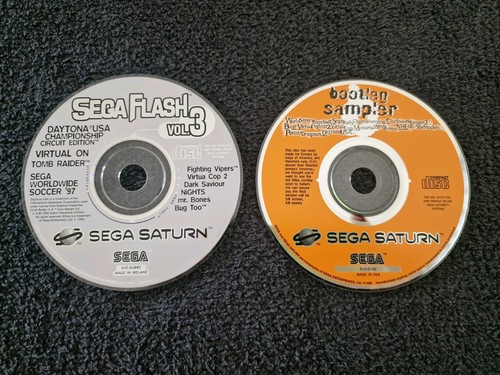 Rare sega saturn demo - sega, discs