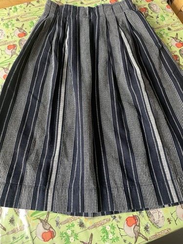 Toast white striped linen - toast,