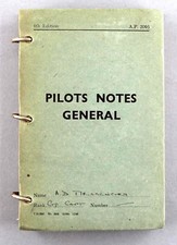 RAF PILOTS NOTES GENERAL 4TH EDITION A.P. 2095 RAF ROYAL AIR FORCE 1949