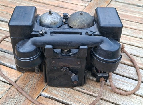 British army field phone - field,