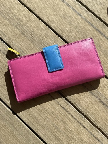 New graffiti leather purse - leather,