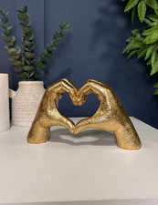 Antique Gold Textured Hands of