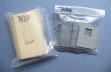 2 Skytrex Resin 7mm Scale O - Concrete Permanent Way & GWR Corrugated Lamp Huts