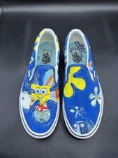 Vans Men’s SpongeBob SquarePants Slip On Trainers / Pumps / Shoes - Size UK 8