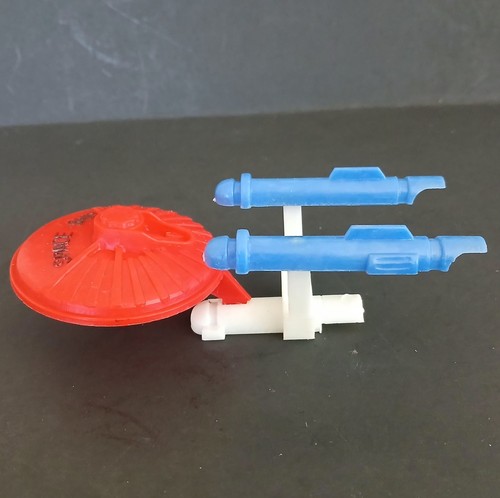 Vintage space ship cake topper - cake,