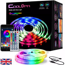 10-20M LED Strip Lights RGB With Remote Self-adhesive Bedroom Kitchen Lighting