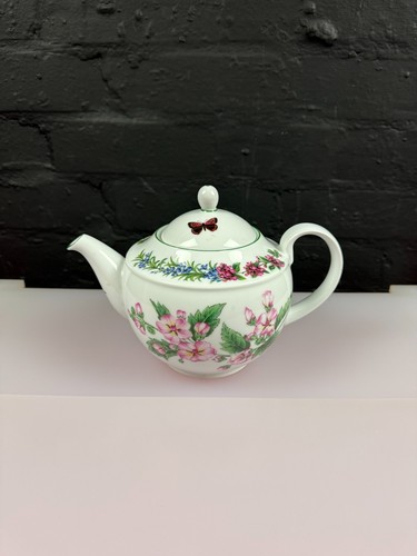 Royal worcester herbs tea pot - herbs,