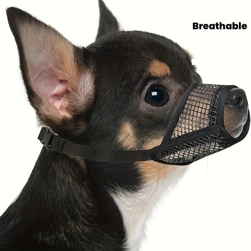 Breathable mesh dog - dog, muzzle