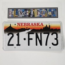 NEBRASKA LICENSE PLATE