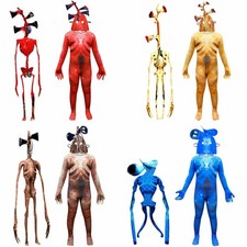 Kids Siren Head Cosplay Halloween Costume Jumpsuit Fancy Dress SCP-6789 Outfit U
