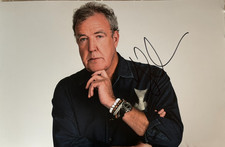 12x8 Photo Hand Signed by Jeremy Clarkson Top Gear Host Diddly + Verified COA #2