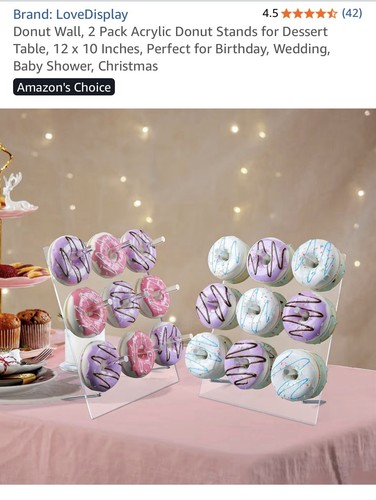 Plastic upright donut - plastic,