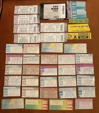 87 Lot Vintage Concert Ticket