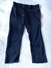 Skins Compression Knee Length Tights Leggings Black UK 8 XS RRP£99 Free Postage