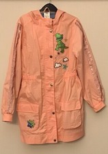 Disney Store Toy Story Coat Girls Age 11-12 Pink Full Zip with Poppers & Hood