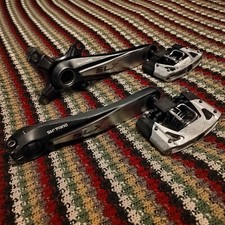 SHIMANO SLX CRANK M660 175mm + CRANK BROTHERS MALLET 3