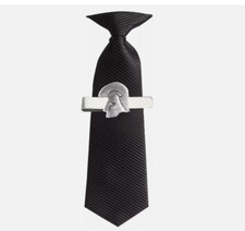 pp Trojan Helmet pewter on a 4cm tie crocodile clip glamourize your shirt & tie