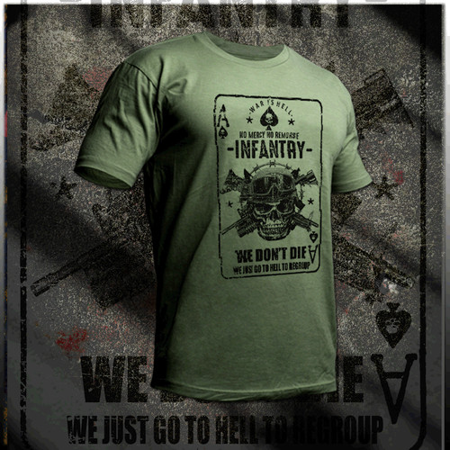 Infantry shirt infantryman - t-shirt,