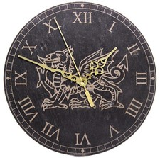 Genuine Welsh Slate Wall Clock