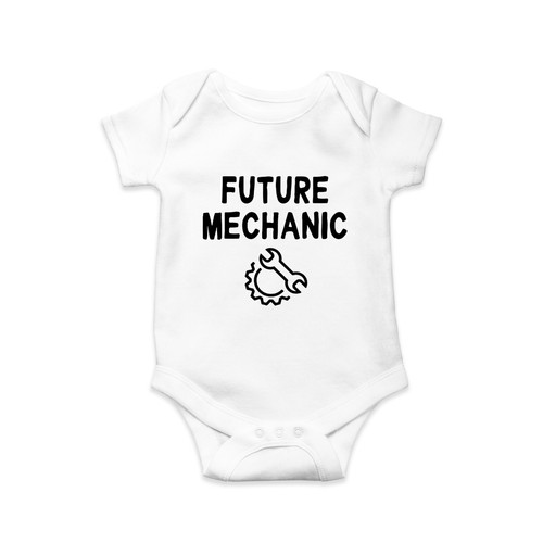 Mechanic baby bodysuit future - baby,